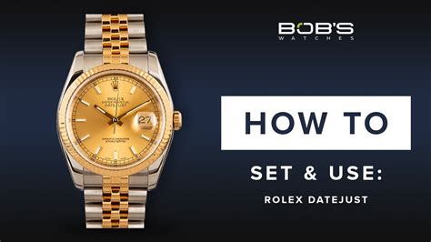 how to change Rolex time